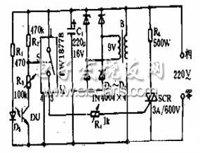 干燥器自動開關(guān)電路圖