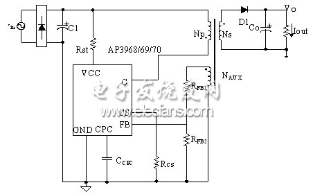 AP3968/69/70的應(yīng)用簡圖