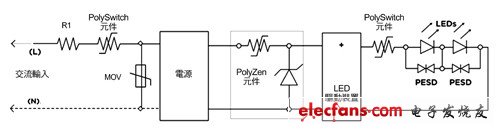 LED驅(qū)動(dòng)保護(hù)電路