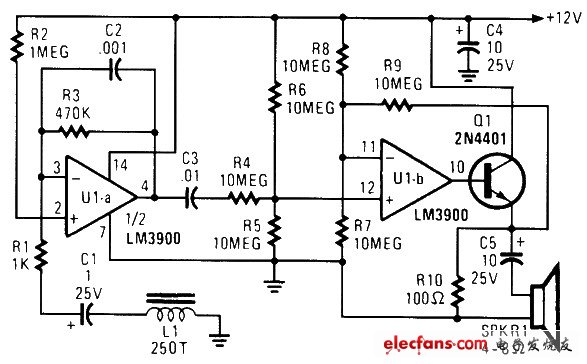 電話擴音器電路