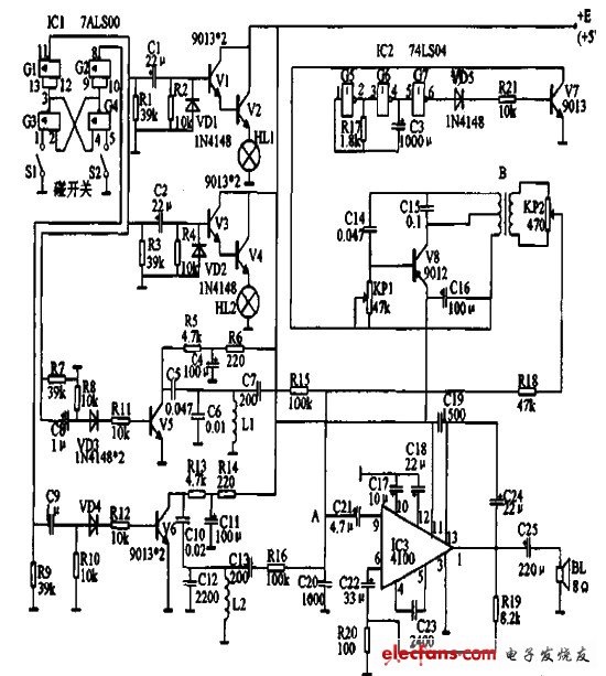 電子搖馬電路