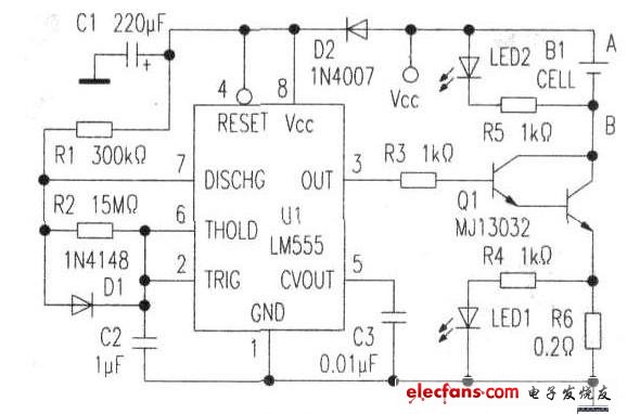 鎳鎘鎳氫電池自修復(fù)電路設(shè)計(jì)