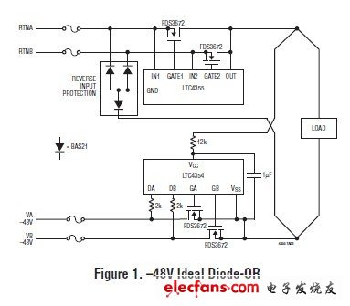 理想二極管保護(hù)電源接線(xiàn)錯(cuò)誤