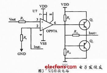 基于OP97A的V/I轉(zhuǎn)換電路