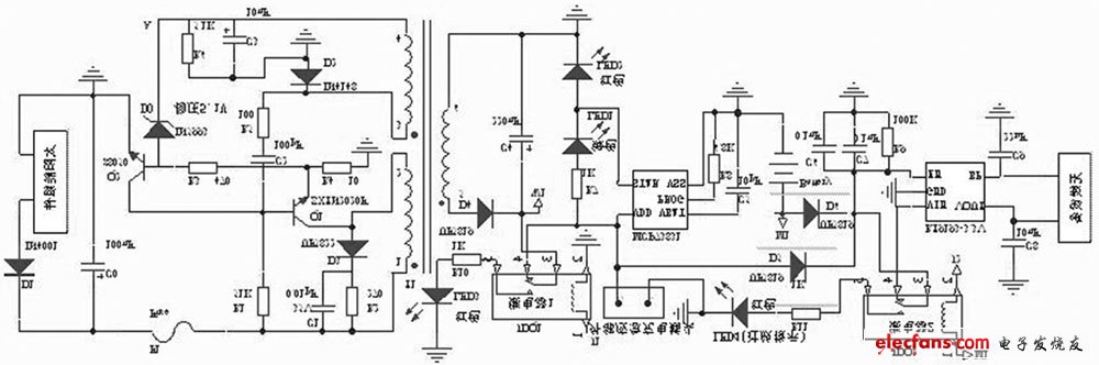 圖2 智能型太陽能充電電路設(shè)計(jì)主電路