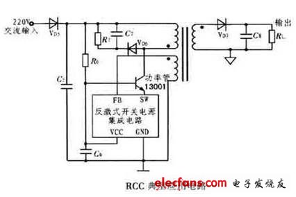 RCC器件的應(yīng)用電路