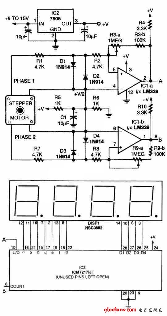 使用數(shù)字編碼的步進電機驅動電路