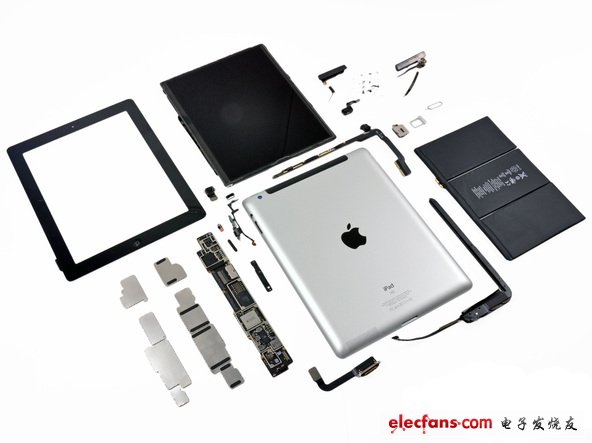 最新蘋果ipad 3拆解：高通、博通、三星包攬芯片