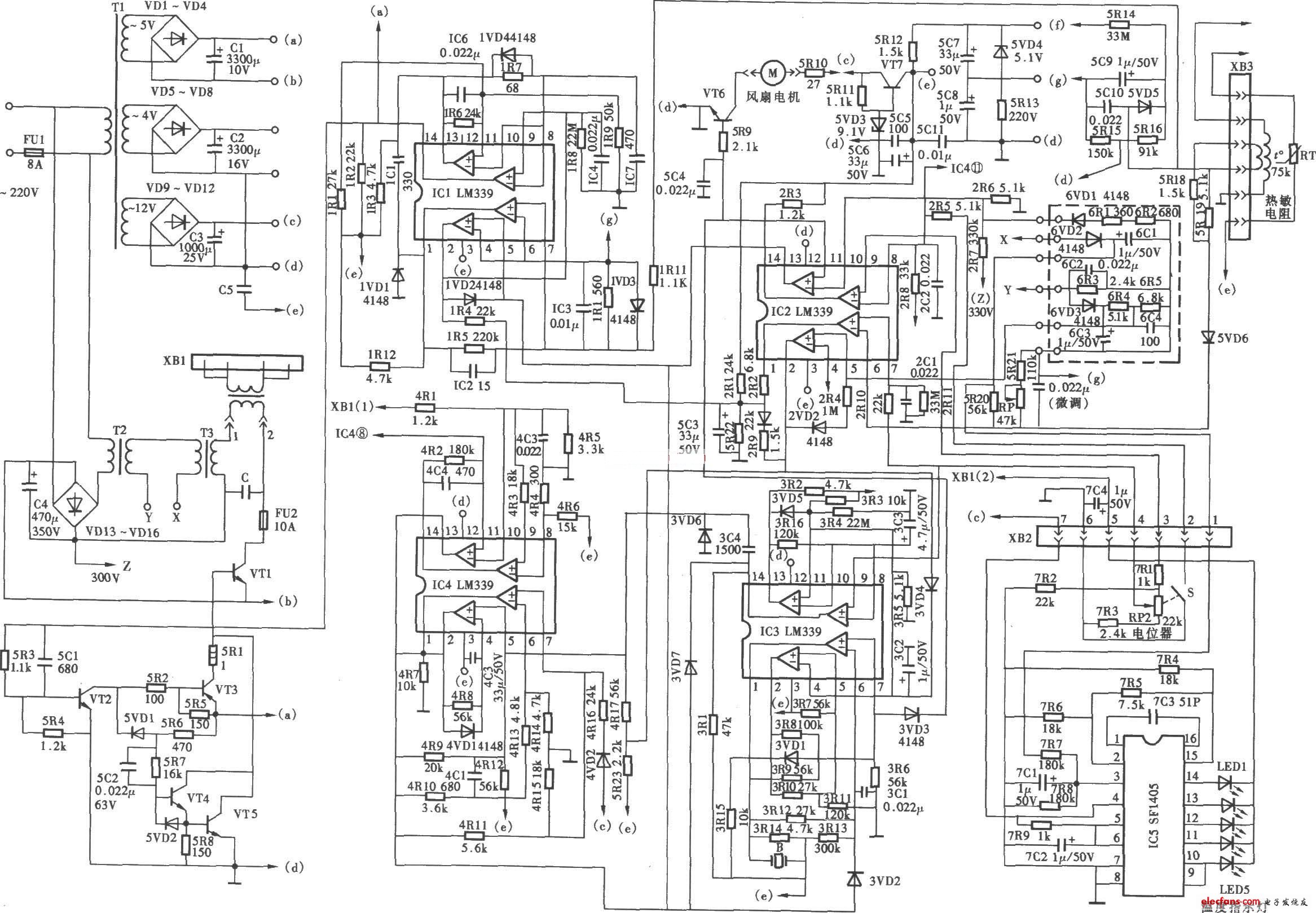 DZC-1000W海樂電磁爐原理圖