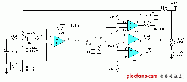 分貝儀電路圖