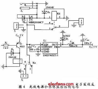 光伏電源和錄像監(jiān)控控制電路