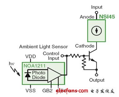 圖3：NSI45應(yīng)用電路