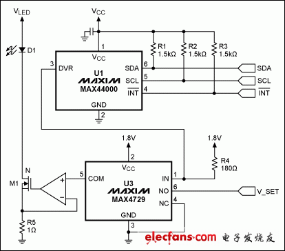 圖3. 利用電流調節(jié)電路提高LED功率