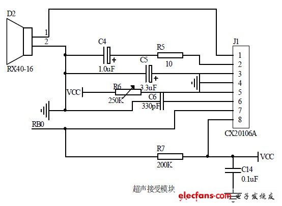 圖3 系統(tǒng)發(fā)射電路圖