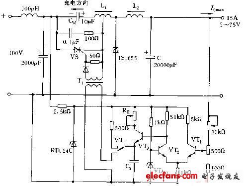 頻率控制型開關(guān)電源電路