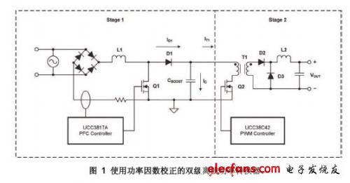 使用功率因數(shù)校正的雙級(jí)離線功率轉(zhuǎn)換器