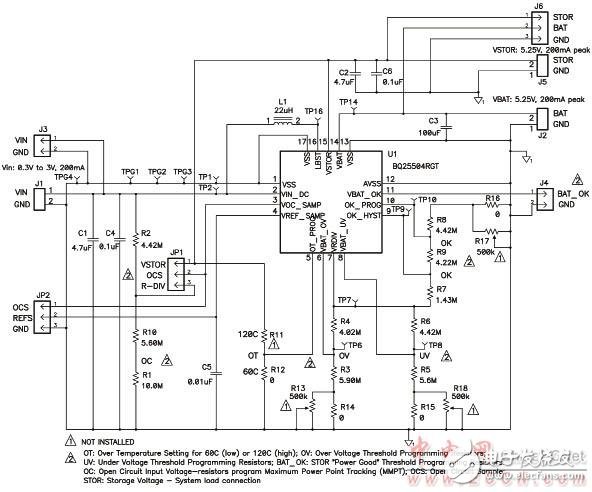 BQ25504設(shè)計(jì)原理圖