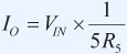 如果RL = 5R5 = 500 Ω，則：