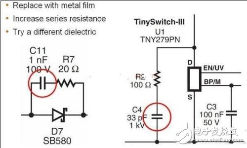 修復高噪聲箝位電容的方法