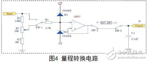 量程轉(zhuǎn)換電路