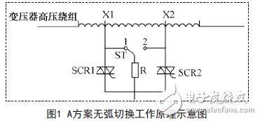 A方案無(wú)弧切換工作原理示意圖