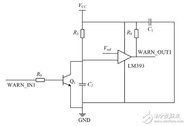 圖4  單穩(wěn)態(tài)觸發(fā)器延時(shí)接口電路