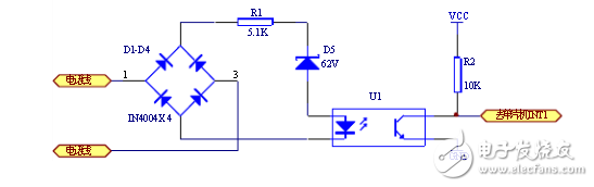 遠(yuǎn)程控制振鈴檢測(cè)電路圖    