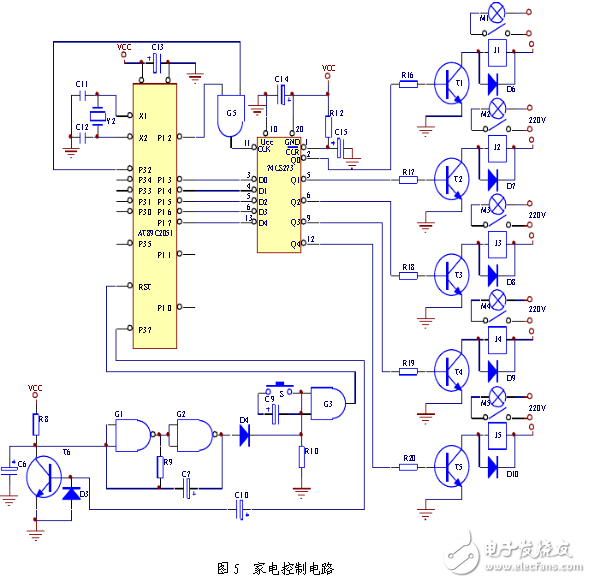 常用家用電器控制模塊電路設(shè)計(jì)