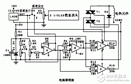 數(shù)顯溫控器電路圖大全（五款數(shù)顯溫控器電路設計原理圖詳解）