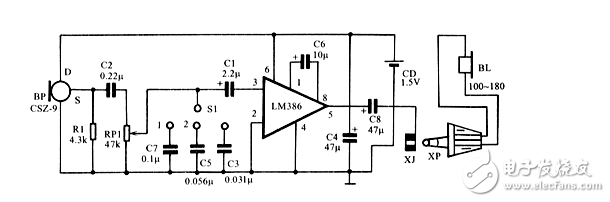 幾種助聽器電路組合設(shè)計(jì)