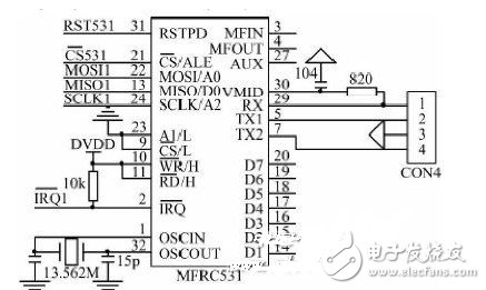 電路圖天天讀（29）：基于MSP430的指紋識(shí)別門禁系統(tǒng)電路模塊