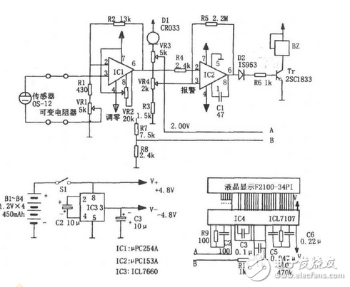 可穿戴缺氧監(jiān)控電路設(shè)計(jì)圖