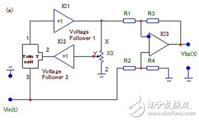 采用兩個運(yùn)放實(shí)現(xiàn)Q值可調(diào)的帶通濾波電路設(shè)計(jì)