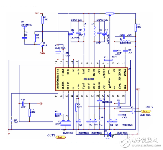 無線發(fā)送與接收呼叫系統(tǒng)電路設(shè)計(jì) —電路圖天天讀（44）