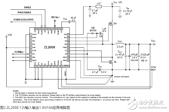 采用ZL2008的數(shù)字電源電路設(shè)計(jì) —電路圖天天讀（52）