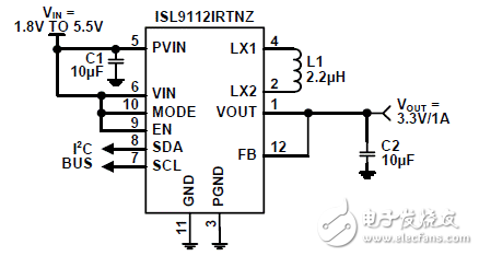 基于ISL911x高度集成升降壓電源電路設(shè)計 —電路圖天天讀（53）