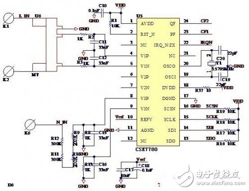 基于CSE7780智能插座的計(jì)量電路設(shè)計(jì)