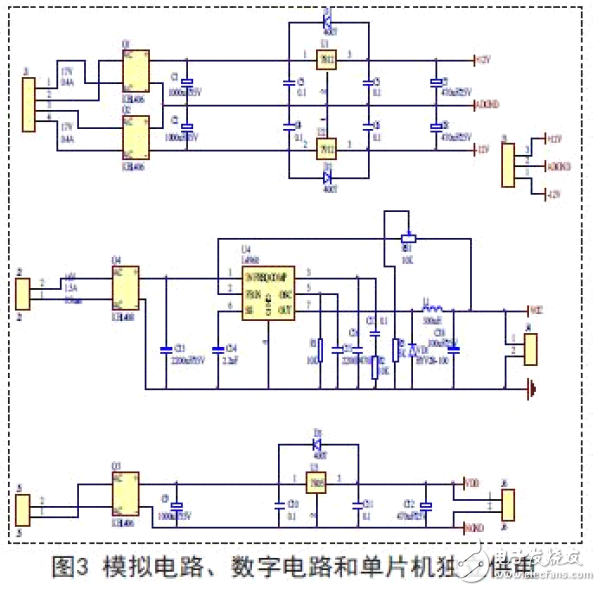 抗干擾定型機(jī)數(shù)據(jù)采集器系統(tǒng)電路 —電路圖天天讀（64）