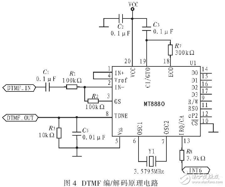 采用DTMF語音身份識(shí)別播放系統(tǒng)電路設(shè)計(jì)