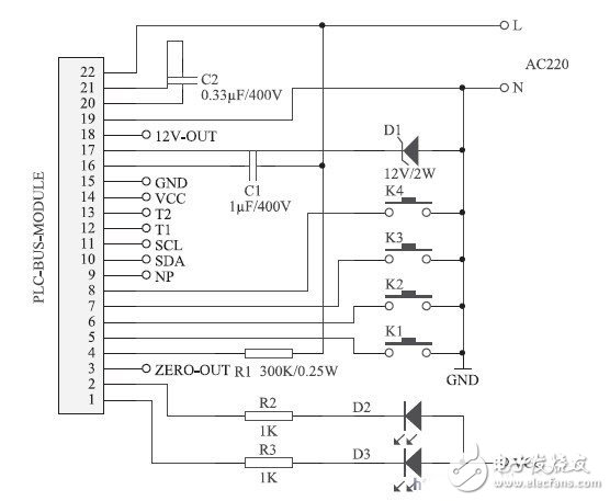 教室智能照明控制系統(tǒng)電路設(shè)計 —電路圖天天讀（74）