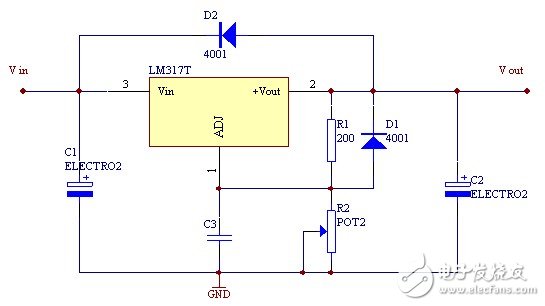 LM317電源應用電路設計組合分析