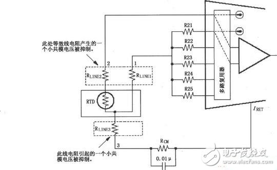 XTR108三線RTD連接器電路原理分析