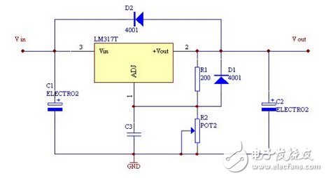 用LM317得到直流20V應(yīng)用電子電路設(shè)計(jì)