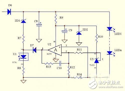 LED電源次級(jí)恒流經(jīng)典電路TOP6 —電路圖天天讀（127）