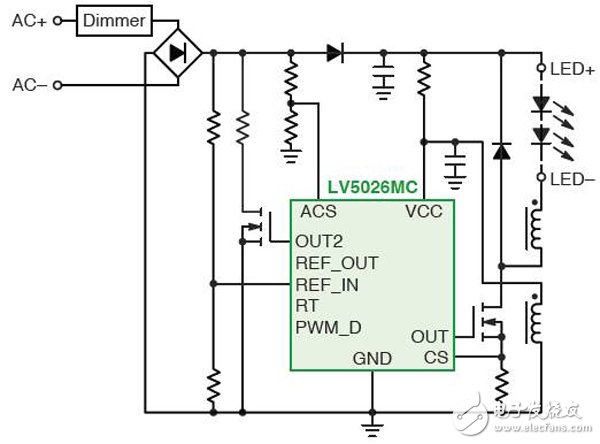 照明AC-DC LED驅(qū)動(dòng)電源電路精析 —電路圖天天讀（129）