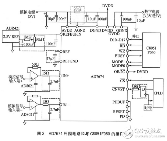 電壓檢測與接口電路設(shè)計原理圖