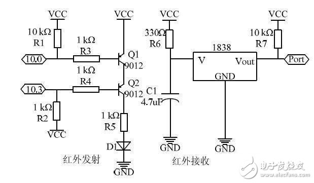 智能機(jī)器人紅外發(fā)送接收電路詳解