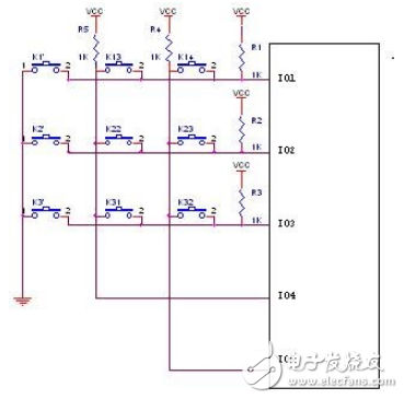 絕妙的IO口掃鍵應(yīng)用電路設(shè)計(jì)盤(pán)點(diǎn) —電路圖天天讀（253）