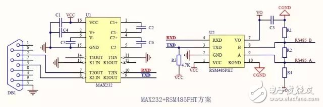 講述三種RS232轉(zhuǎn)RS485電路設(shè)計(jì) —電路圖天天讀（254）