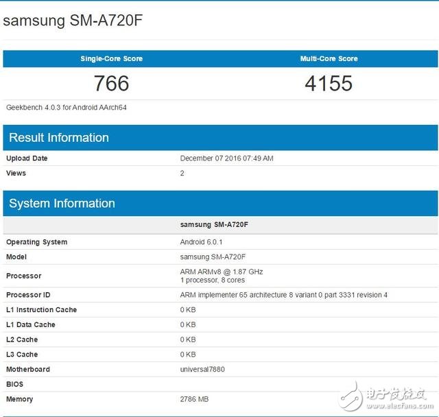 IP68防水+雙面玻璃 2017款三星A7配置全面曝光